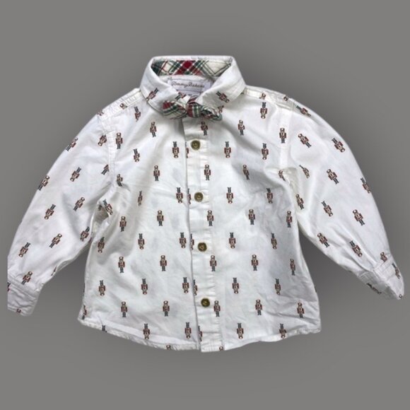 Tommy Bahama Nutcracker Holiday Button-Up Shirt size 18 Months - Picture 6 of 8